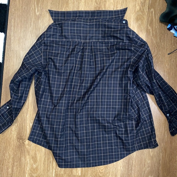 Vintage Hathaway Men’s Plaid Flannel Button Down Shirt - Picture 4 of 4